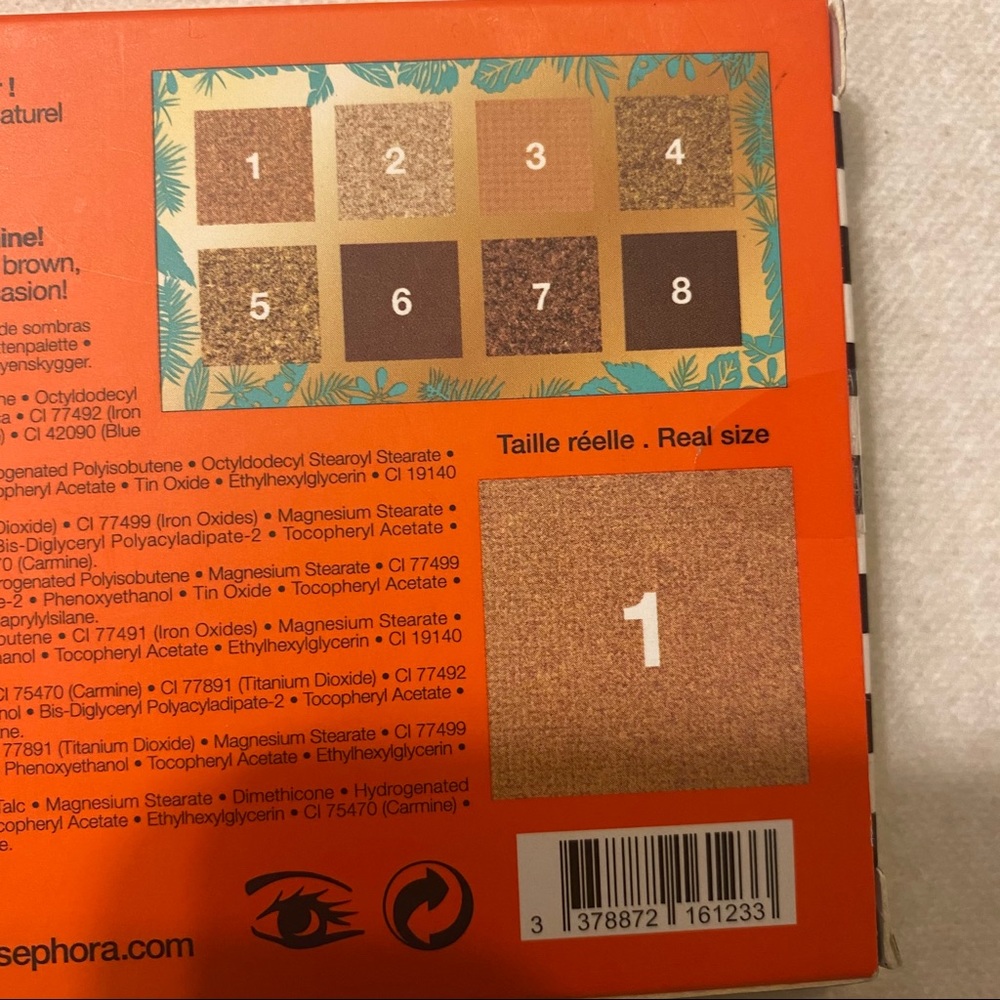 Sephora Collection Animal Eyes Eyeshadow Palette 8 Shadows Brown Gold Bronze - Picture 5 of 8